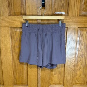 90 Degree By Reflex Purple Athletic Shorts Elastic Waist Size Small